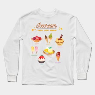 I'm just here for free icecream Long Sleeve T-Shirt